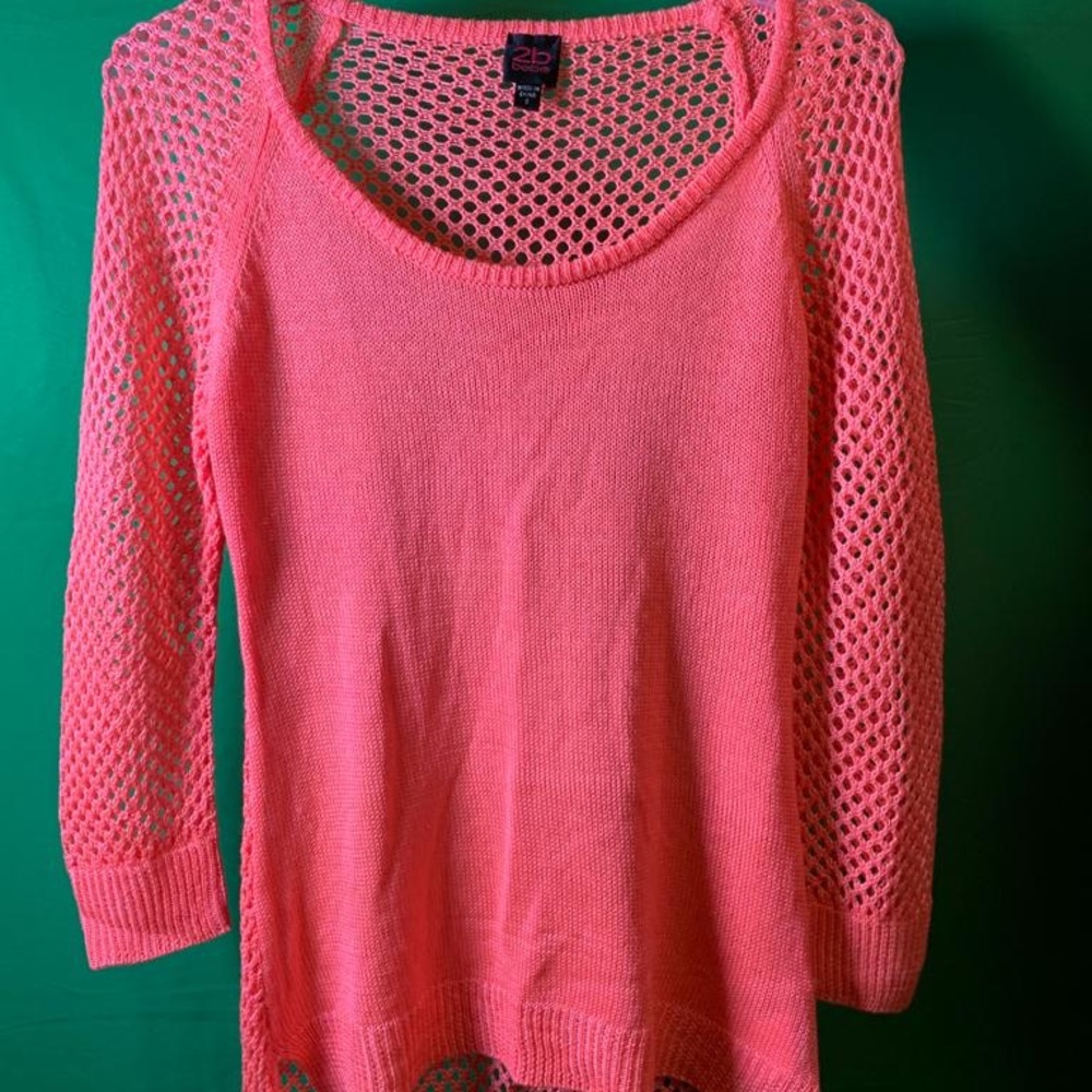 2B Bebe Pink Nice long sleeved shirt